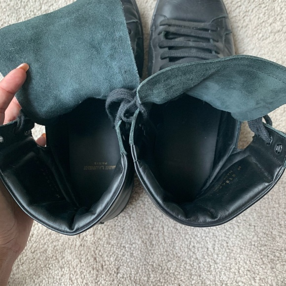 Saint Laurent Men’s SL/01H High Top Sneaker - Picture 6 of 9